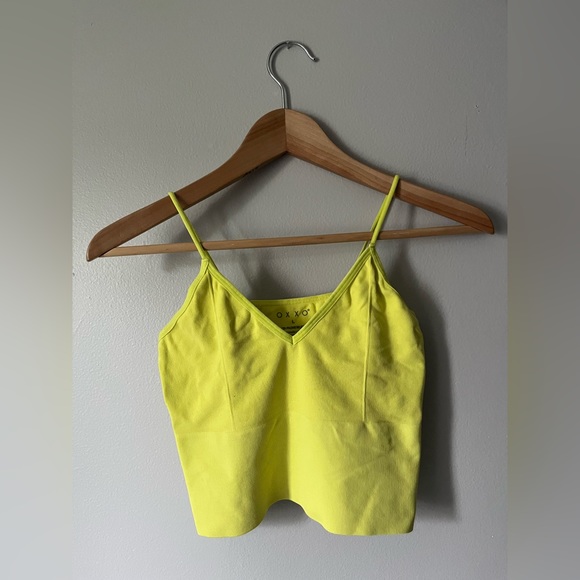 Neon Green Cropped Tank Size: Large - Picture 1 of 2